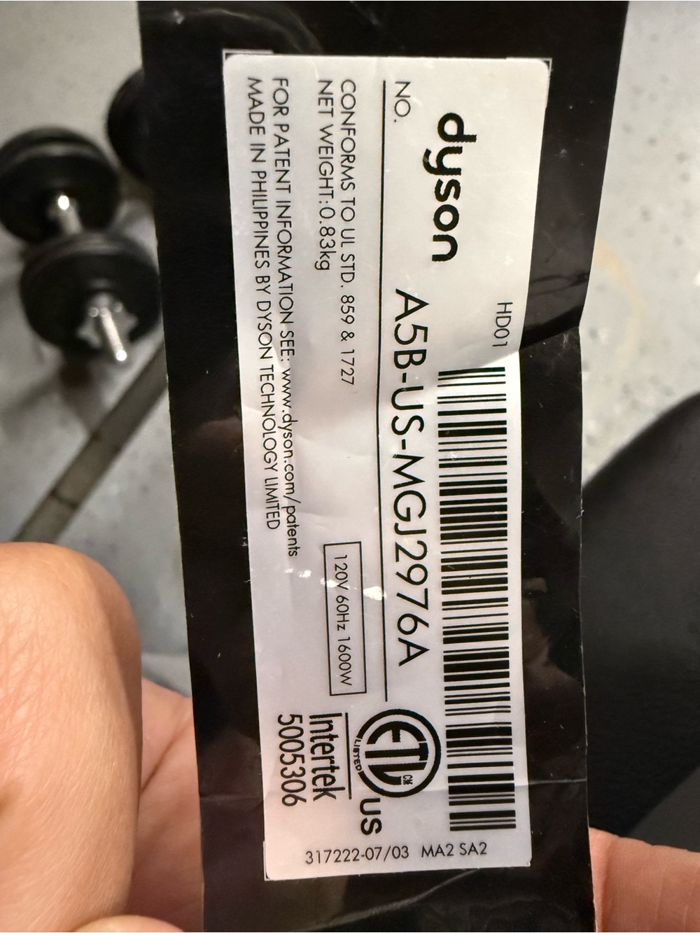 Dyson supersonic black - Picture 6 of 6
